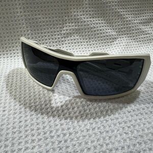 Oakley Black and White Men's Sunglasses